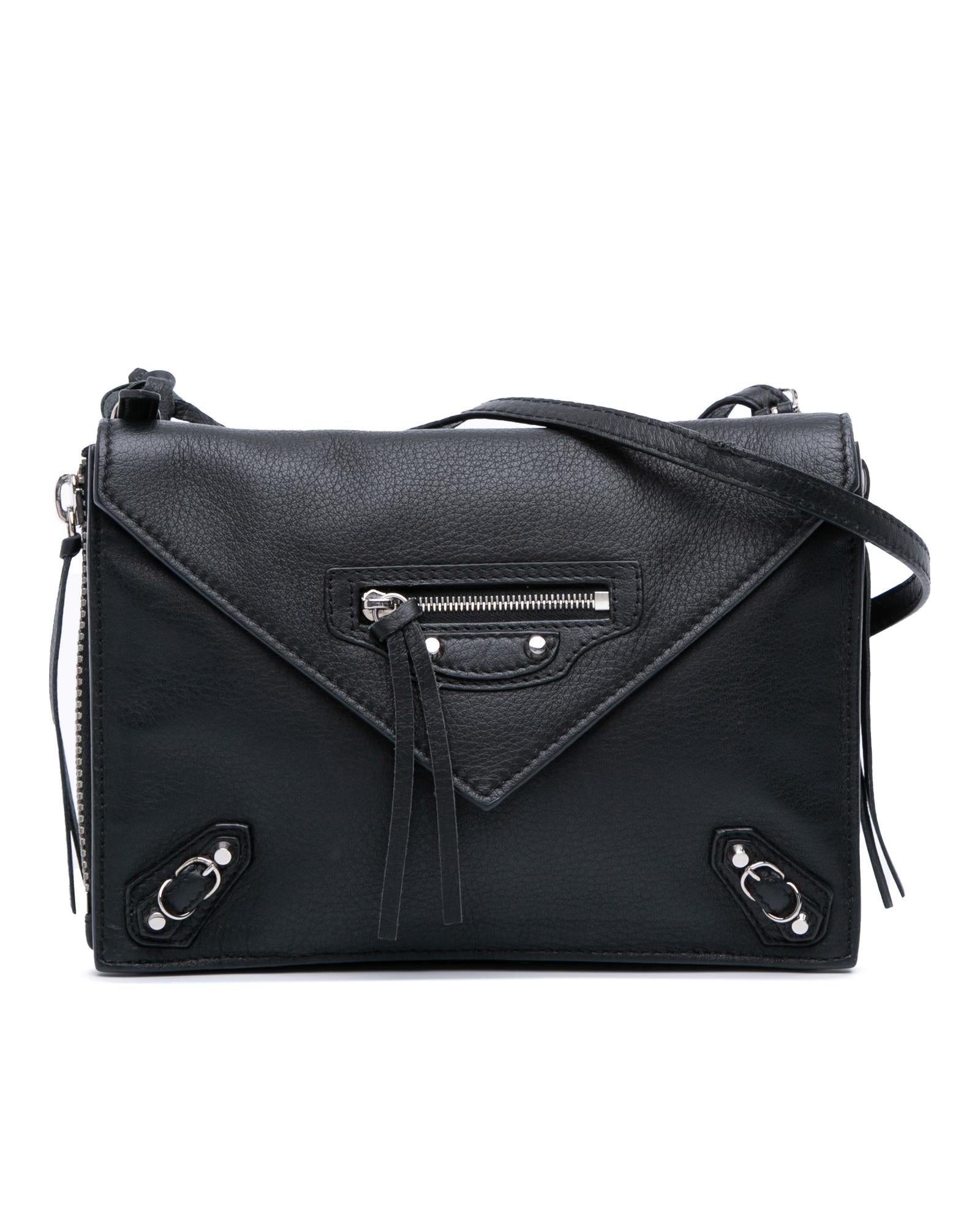 Pre-owned Envelope Flap Leather Bag