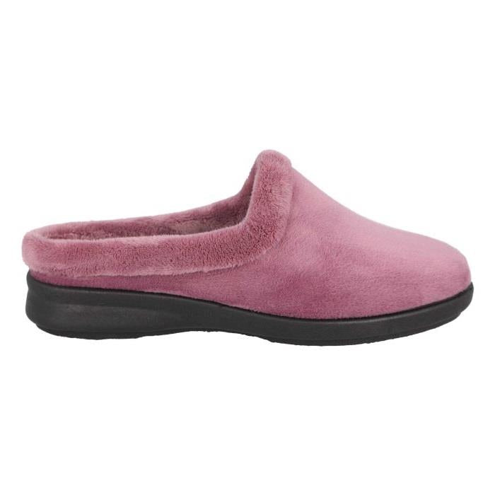 Women's Wide Fit DB Rug Mule Slippers