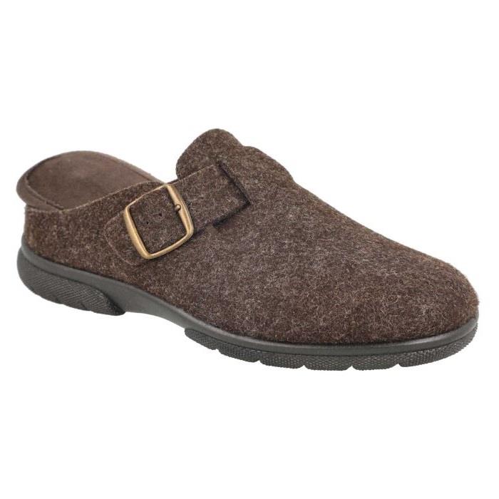 Men's Wide Fit DB Skyfall Mule Buckle Slippers