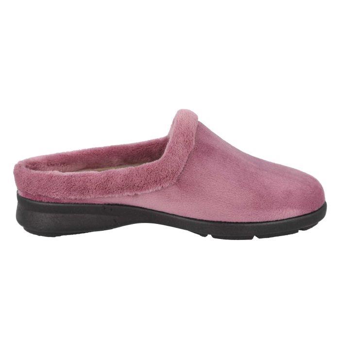 Women's Wide Fit DB Rug Mule Slippers