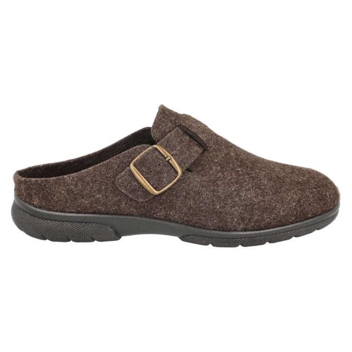 Men's Wide Fit DB Skyfall Mule Buckle Slippers